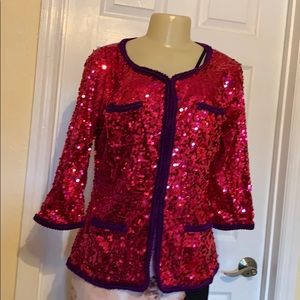 Iman sequin jacket